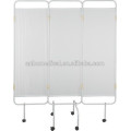 painting frame three folding medical ward screen with castors